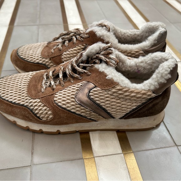 Voile Blanche Julia Shearling Sneakers size 39 - Picture 3 of 6